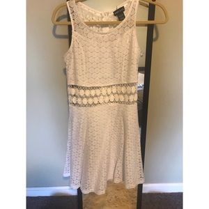 White lace dress